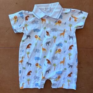 Kissy Kissy Pima Cotton Romper 9M